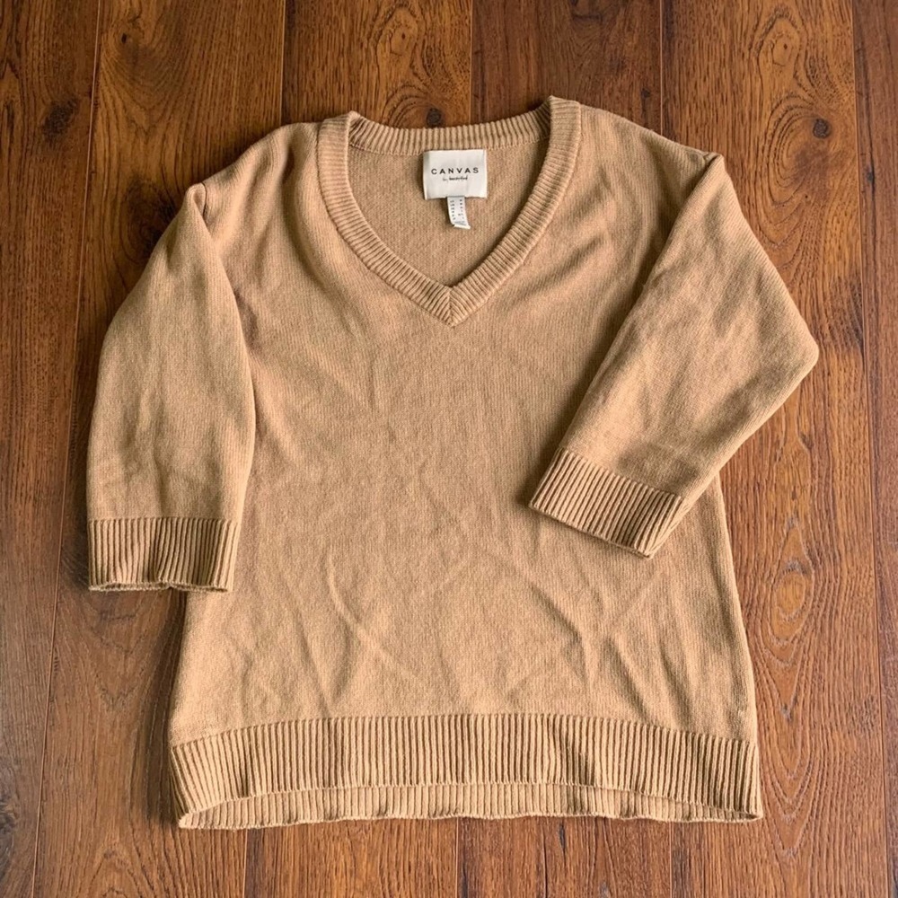 Canvas by Lands End Merino Wool Sweater M